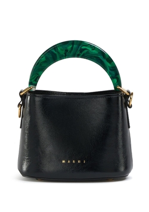 Marni mini Venice leather bucket bag - Black