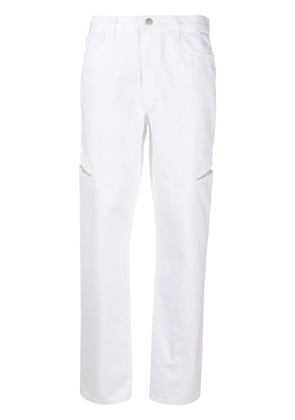 J Brand cut-out detailed trousers - White