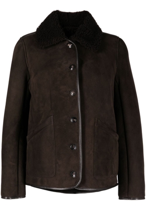 YMC Brainticket Mk2 shearling jacket - Brown