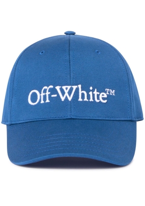 Off-White Drill logo-embroidered baseball cap - Blue