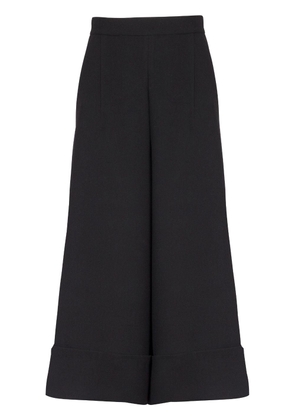 Balmain culotte virgin wool trousers - Black
