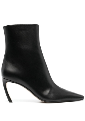 Lanvin Swing 80 leather boots - Black