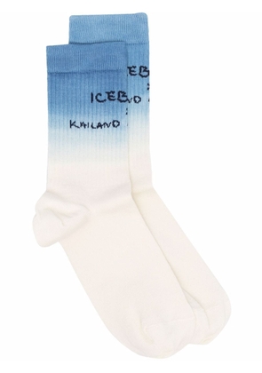 Iceberg x Kailand O. Morris gradient-effect socks - Neutrals