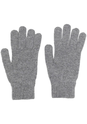 Pringle of Scotland fine-knit cashmere gloves - Grey