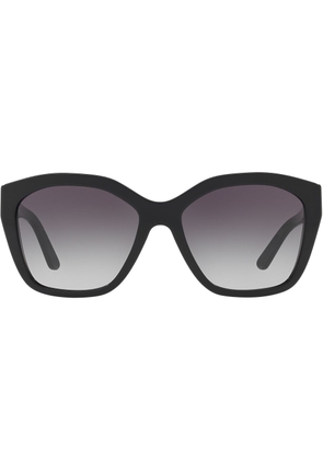 Burberry Eyewear square frame sunglasses - Black