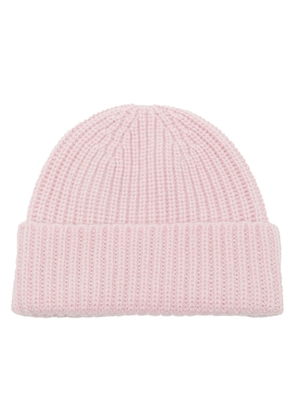 Pringle of Scotland ribbed cashmere beanie - Pink
