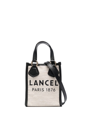 Lancel logo-print detail tote bag - Neutrals