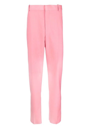 Alexander McQueen slim-cut tailored trousers - Pink