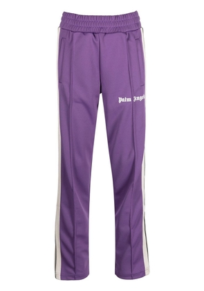 Palm Angels logo-print track pants - Purple