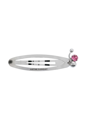Justine Clenquet Andrew crystal-embellished hair clip - Silver