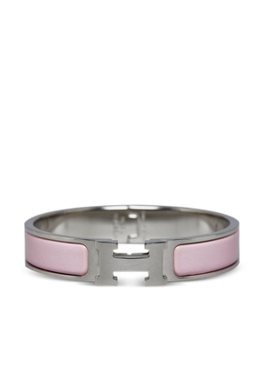 Hermès Pre-Owned Clic Clac enamel bracelet - Pink