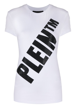 Philipp Plein logo print T-shirt - White