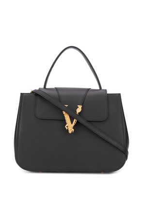 Versace Virtus top handle tote - Black