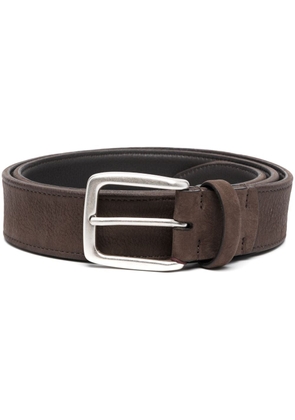 Moorer grained leather belt - Brown