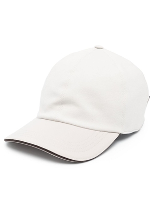 Moorer logo-print baseball cap - Neutrals