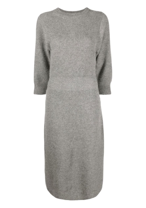 Fabiana Filippi mid-length knitted dress - Grey