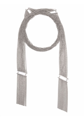 Fabiana Filippi chain-mesh necklace - Silver