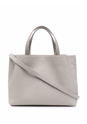 Fabiana Filippi embellished-trim leather tote bag - Grey