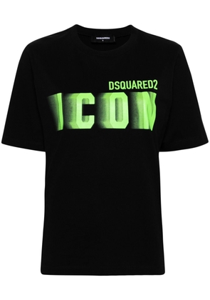 Dsquared2 Icon Blur cotton T-shirt - Black