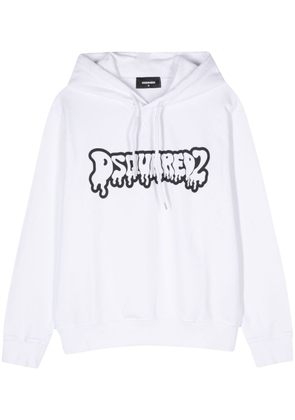 Dsquared2 Cool Fit cotton hoodie - White