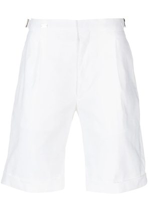 Moorer Manfredi-COR cotton shorts - White