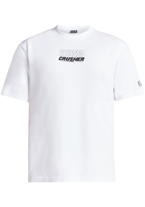 Ea7 Emporio Armani graphic-print round-neck T-shirt - White