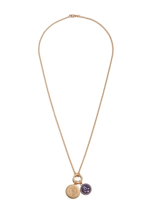 Foundrae 18kt yellow gold Strength Karma necklace