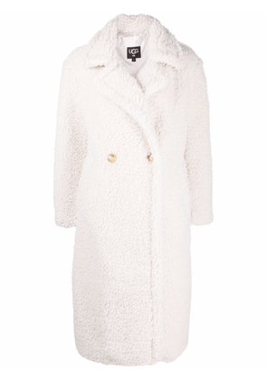 UGG Gertrude faux-shearling coat - White