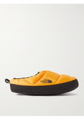 The North Face - NSE III Logo-Print Quilted Ripstop Mules - Men - Yellow - M