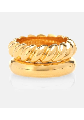 Sophie Buhai Stacked Rope 18kt gold-vermeil ring