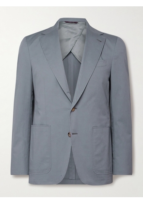 Canali - Kei Unstructured Cotton-Blend Suit Jacket - Men - Blue - IT 46