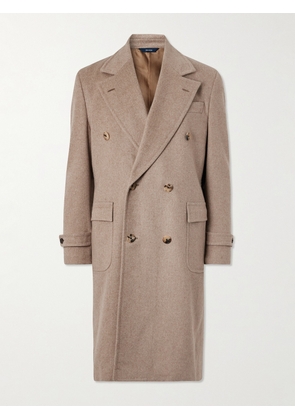 Thom Sweeney - Double-Breasted Cashmere Coat - Men - Neutrals - IT 46