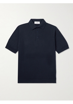 Lardini - Cotton Polo Shirt - Men - Blue - S