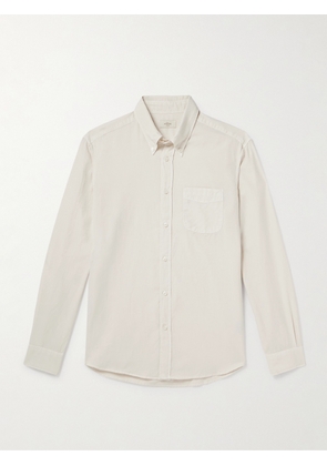 Altea - Ivy Button-Down Washed Lyocell and Cotton-Blend Twill Shirt - Men - White - S