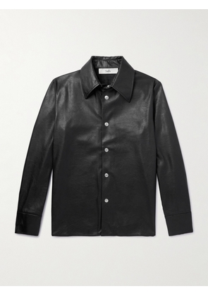 Séfr - Rainier Faux Leather Overshirt - Men - Black - S