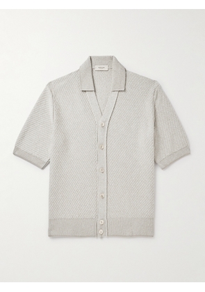 Agnona - Cotton, Silk and Cashmere-Blend Shirt - Men - Gray - S