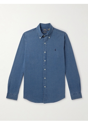Polo Ralph Lauren - Cotton-Seersucker Shirt - Men - Blue - S