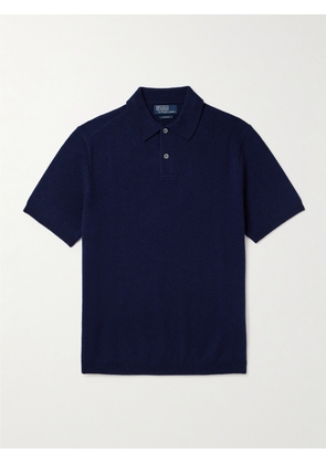 Polo Ralph Lauren - Logo-Embroidered Cashmere Polo Shirt - Men - Blue - S