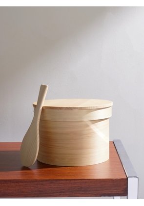 Japan Best - Hinoki Wood Rice Container and Bamboo Scoop - Men - Brown