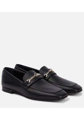 Christian Louboutin MJ Moc leather loafers