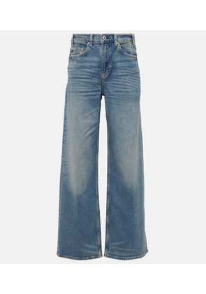 AG Jeans New Baggy high-rise wide-leg jeans