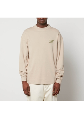 Drôle de Monsieur Logo-Print Cotton-Jersey Sweatshirt - L