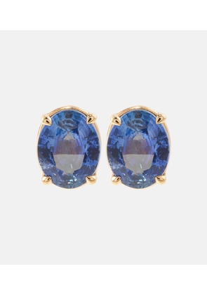 Shay Jewelry 18kt rose gold earrings with blue sapphires