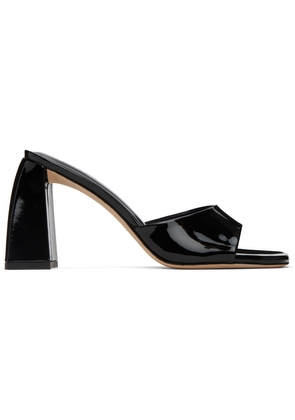 BY FAR Black Michele Heeled Sandals