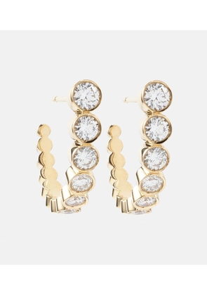 Sophie Bille Brahe Boucle Ensemble 18kt gold earrings with diamonds
