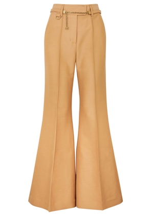 Zimmermann Luminosity Wool-blend Trousers - Brown - 0 (UK 8 / S)