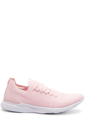 Athletic Propulsion Labs TechLoom Breeze Knitted Sneakers - Light Pink - 4