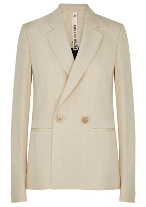 Petar Petrov Serious Double-breasted Blazer - Ivory - 8