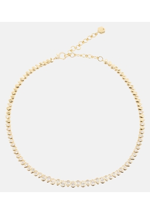Shay Jewelry Tennis 18kt gold necklace with diamonds
