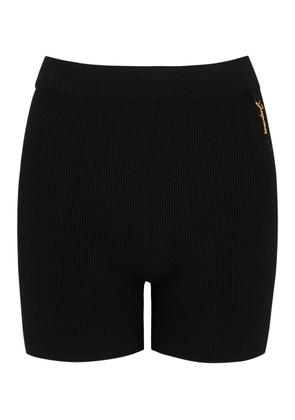Jacquemus Le Short Pralu Ribbed-knit Shorts, Shorts, Shorts Black - 14